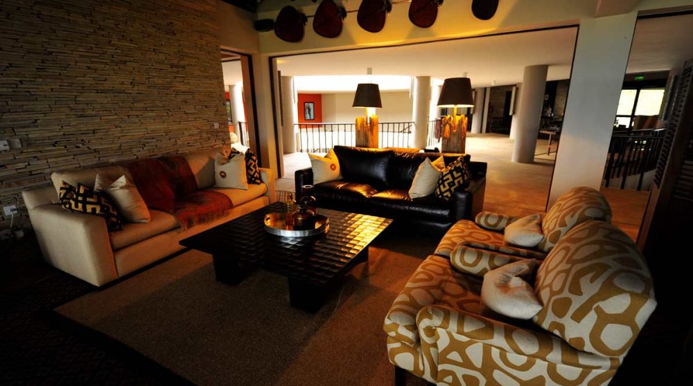 Le salon dans le Serengeti