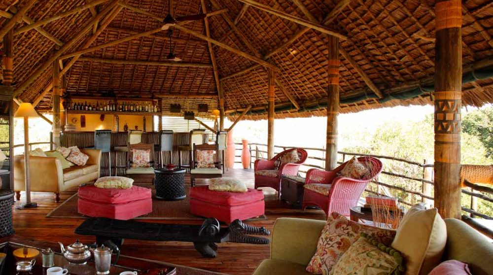 Une autre vue du lounge en Tanzanie