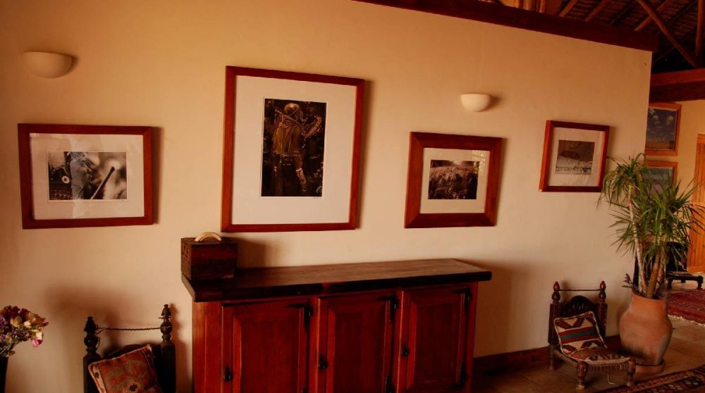 La décoration du lodge au Kenya
