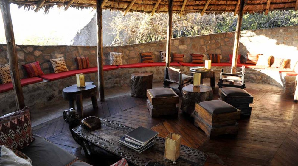 Une vue du salon dans le Ngorongoro