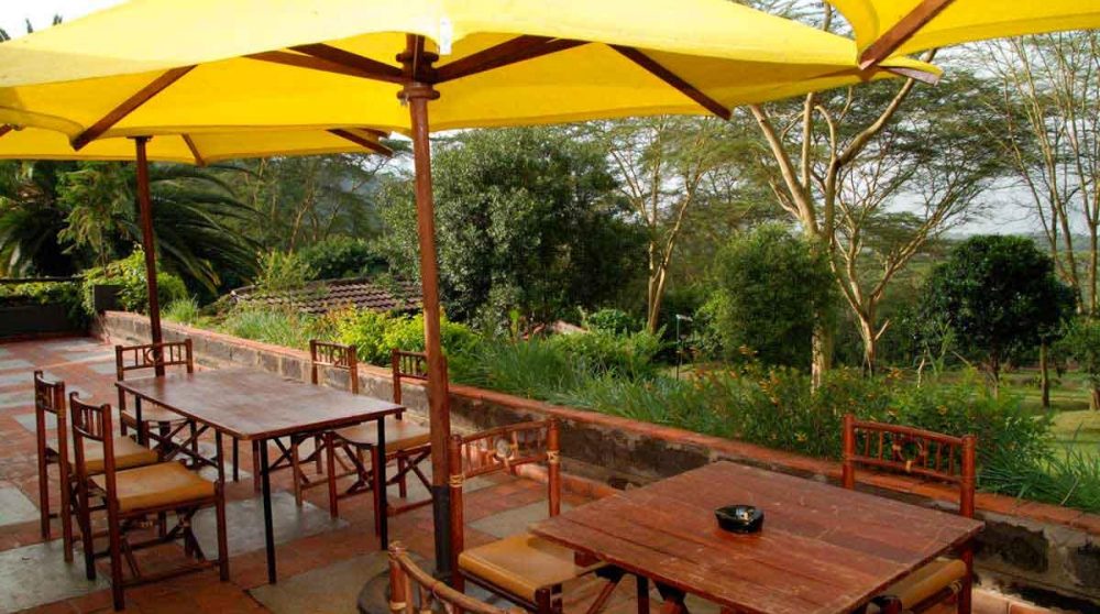 La terrasse au Lac Nakuru