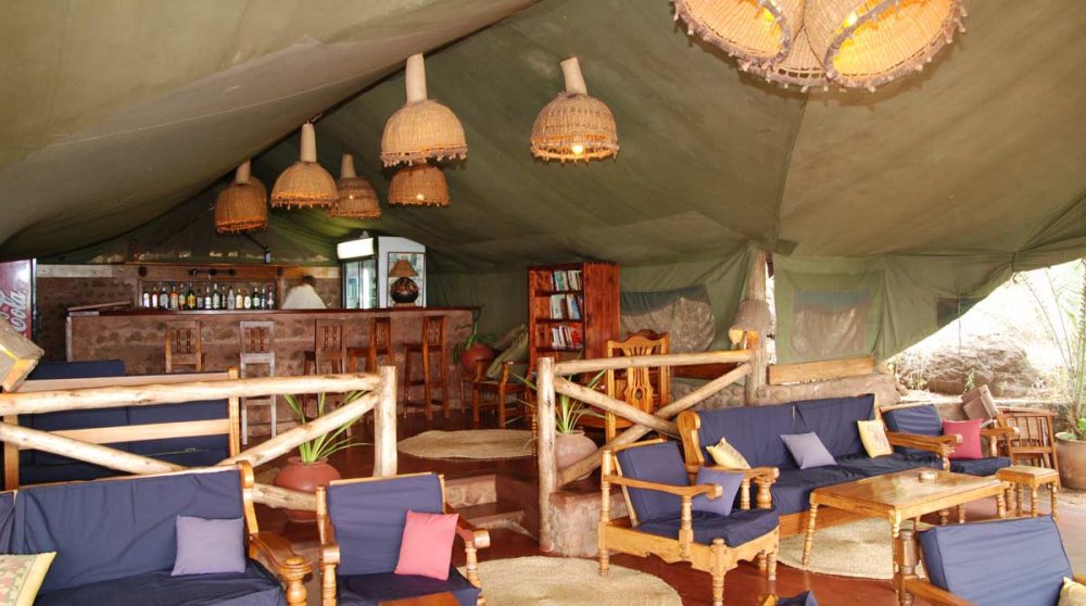 Le salon au Lac Manyara