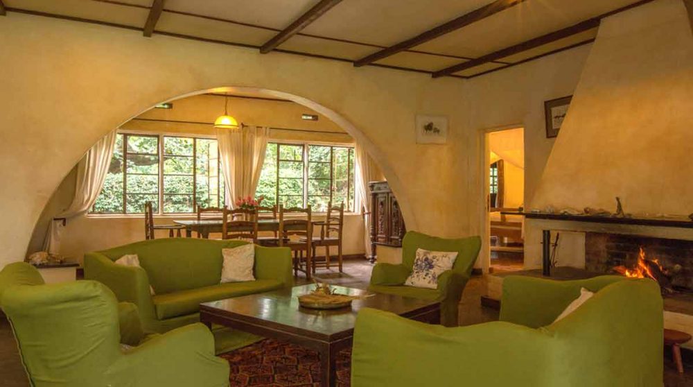 Le confortable salon à Arusha