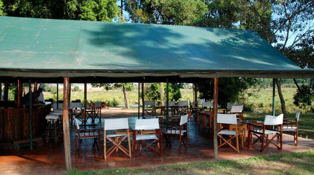 La terrasse dans le Masaï Mara