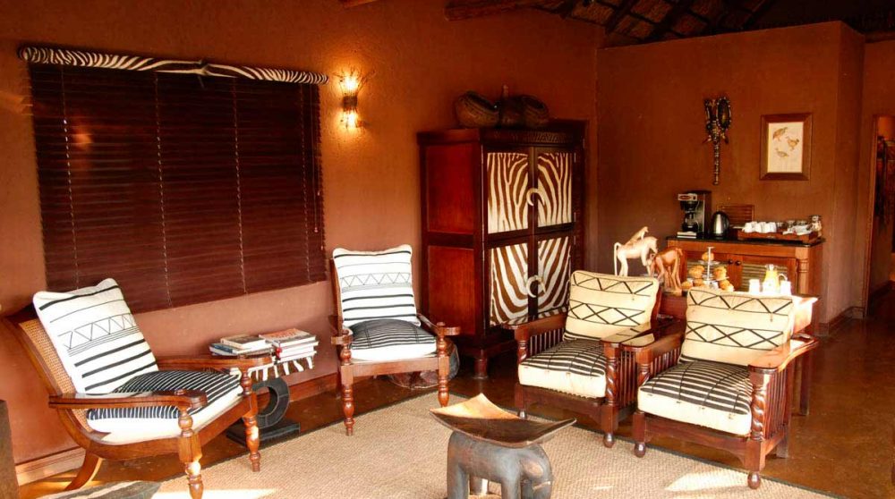 Le salon près du Welgevonden Private Game Reserve