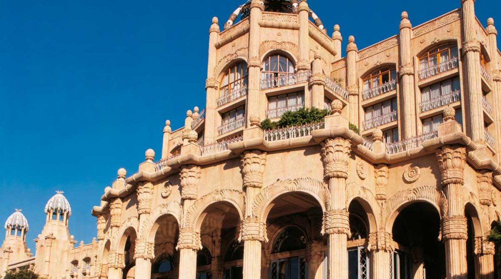 L'architecture de l'hôtel à Sun City