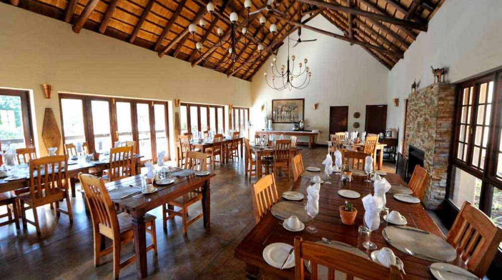 Le restaurant à Sabi Sand