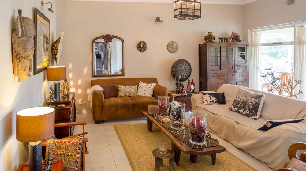 Le salon en Afrique du Sud