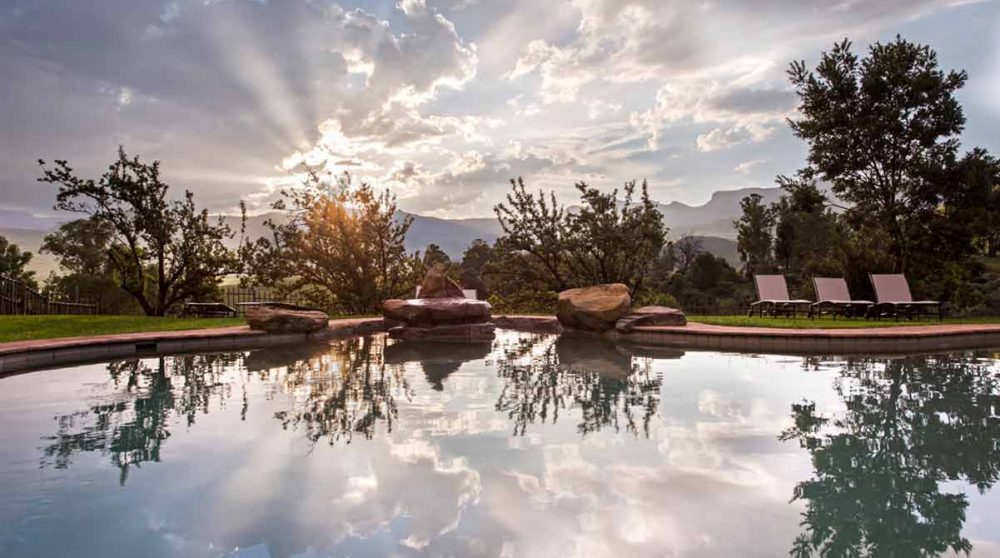 La piscine en Afrique du Sud
