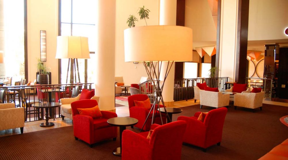 Accueil de l'hôtel au Cap