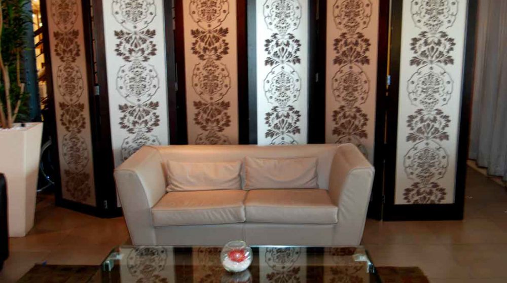 Canapé dans le hall d'accueil au Cap