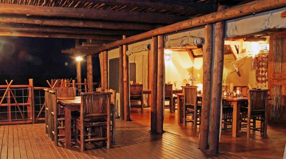 Les parties communes le soir