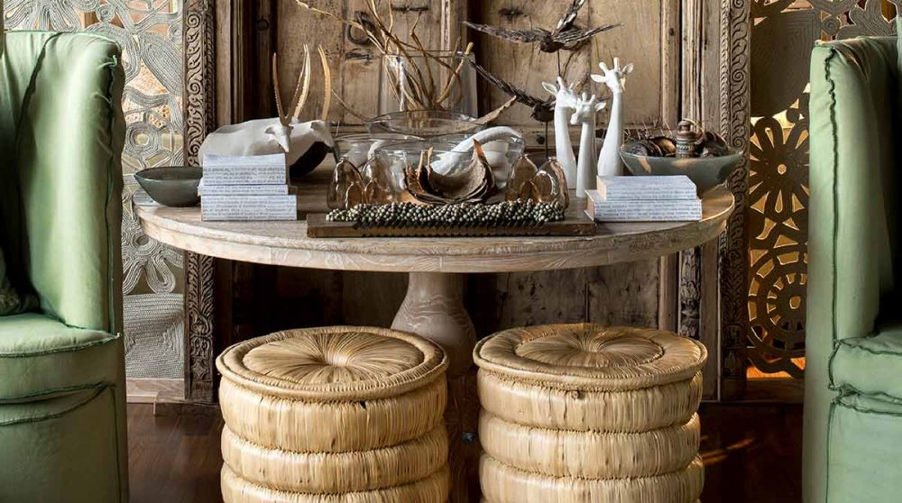 Fauteuils dans un salon à Timbavati