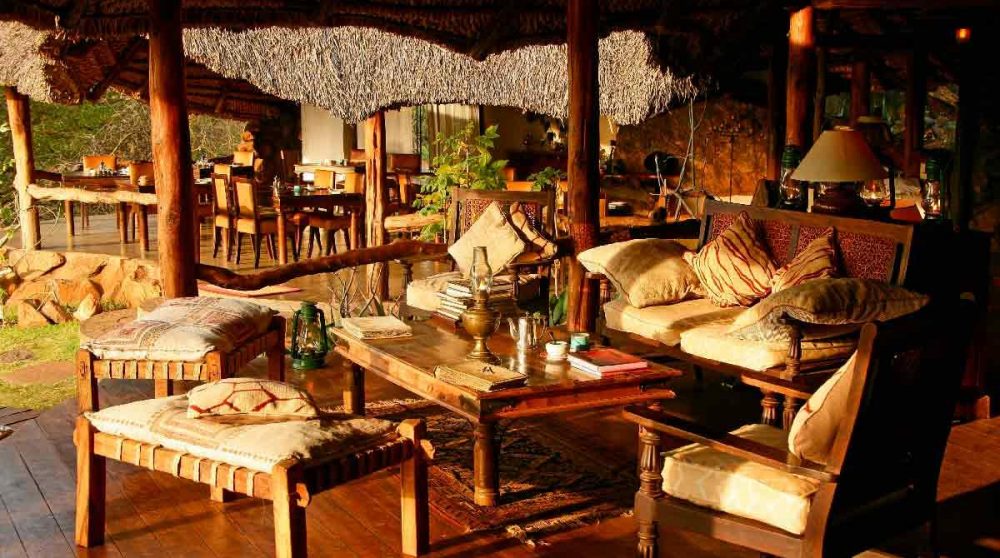 La terrasse au Meru National Park