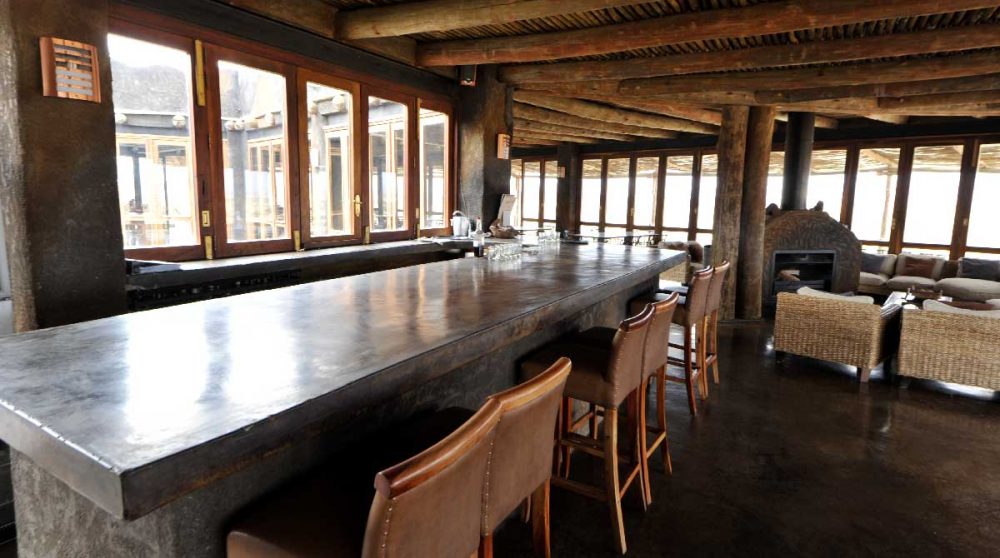 Espace cuisine dans le Damaraland