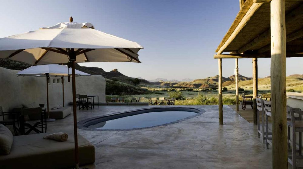 La piscine dans le Damaraland