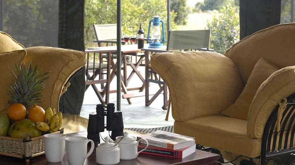 L'heure du thé au camp à Ol Pejeta