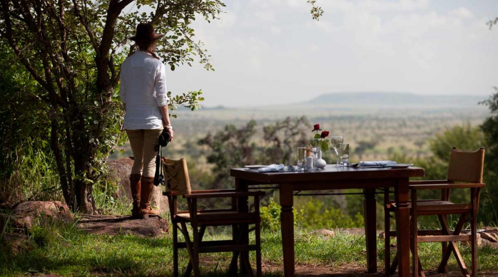 Un déjeuner en plein air en Tanzanie