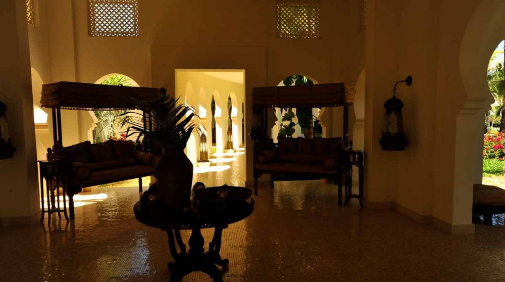 Le hall d'accueil en Tanzanie