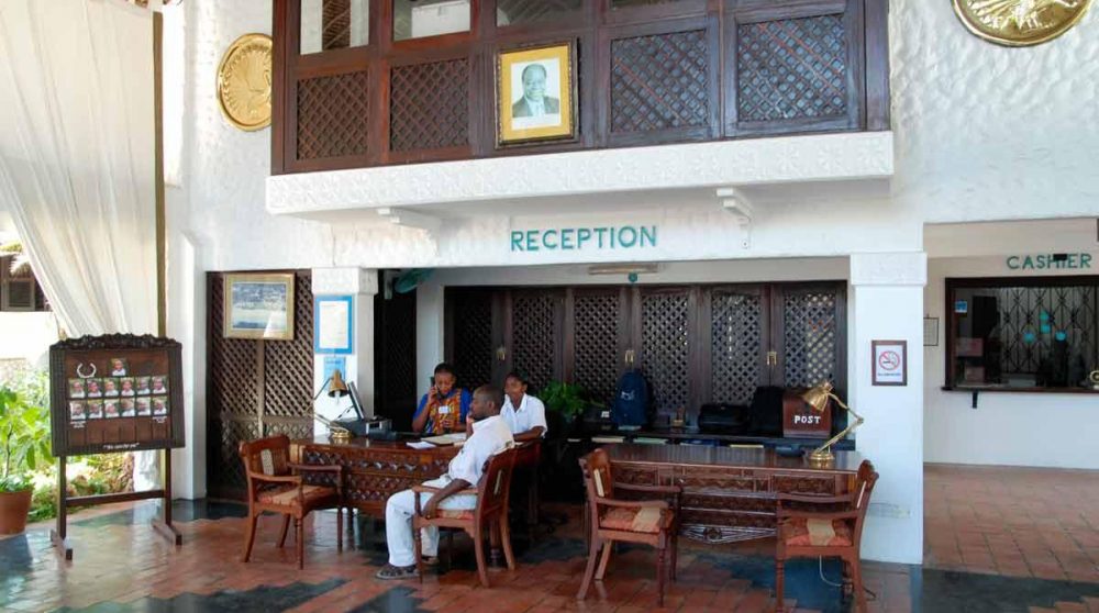 La réception à Mombasa