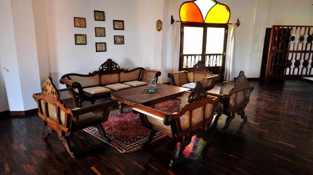 Salon à l'accueil à Zanzibar