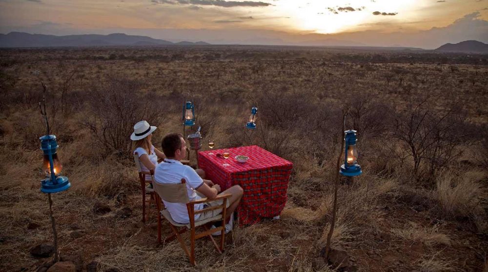 Coucher de soleil au Ashnil Samburu