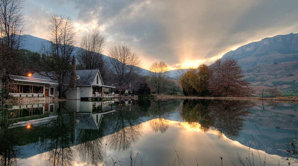 Le soleil se couche au Cleopatra Mountain