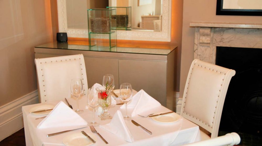 Table au restaurant du Dock House