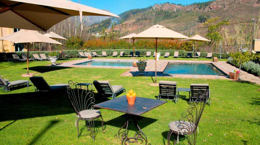 Le jardin du Franschoek Contry House