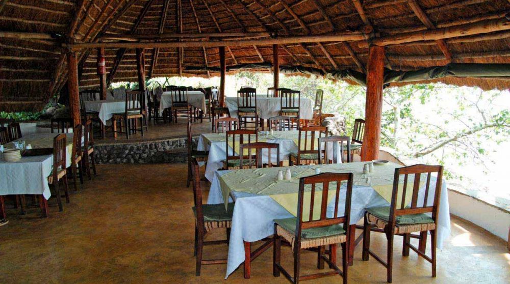 Le restaurant de l'Island Camp
