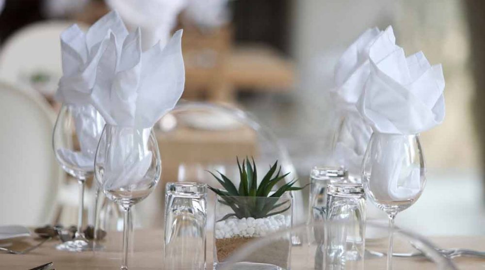 Table au restaurant du Kapama Karula