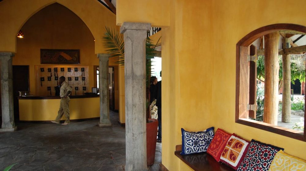 La réception du Kia Lodge