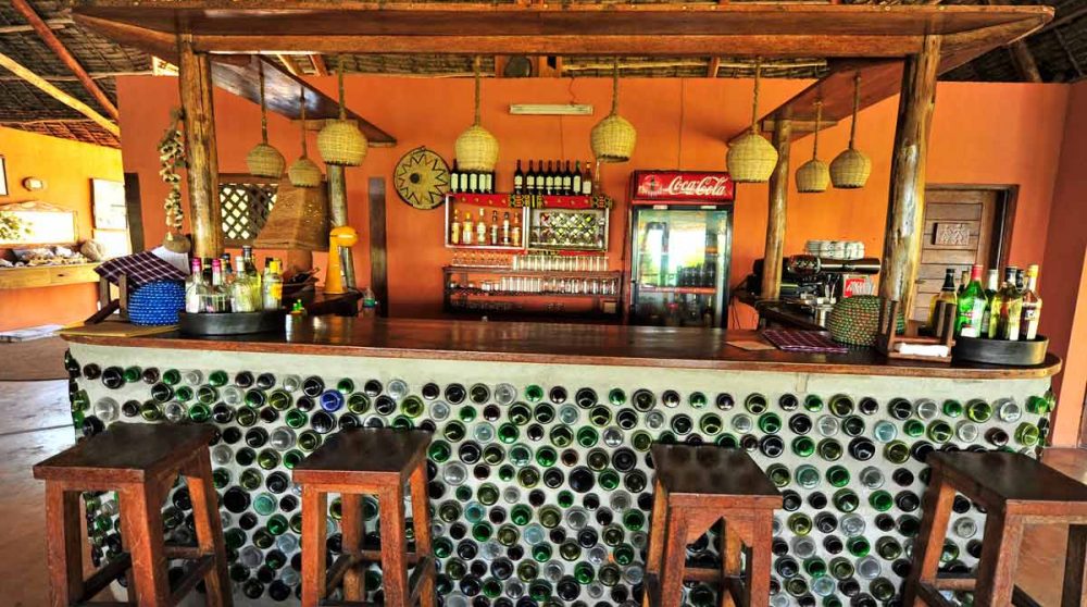Le bar du Kichanga Lodge