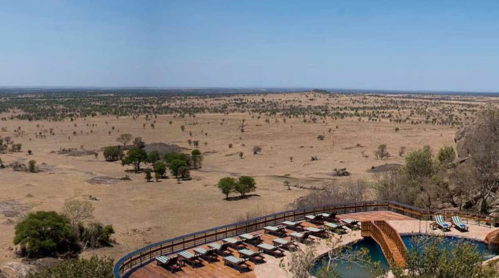 La piscine du Lobo Wildlife
