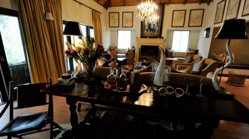 Un salon du Londolozi Pioneer Camp