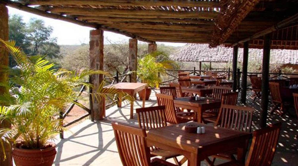 Le restaurant du Man Eaters Camp