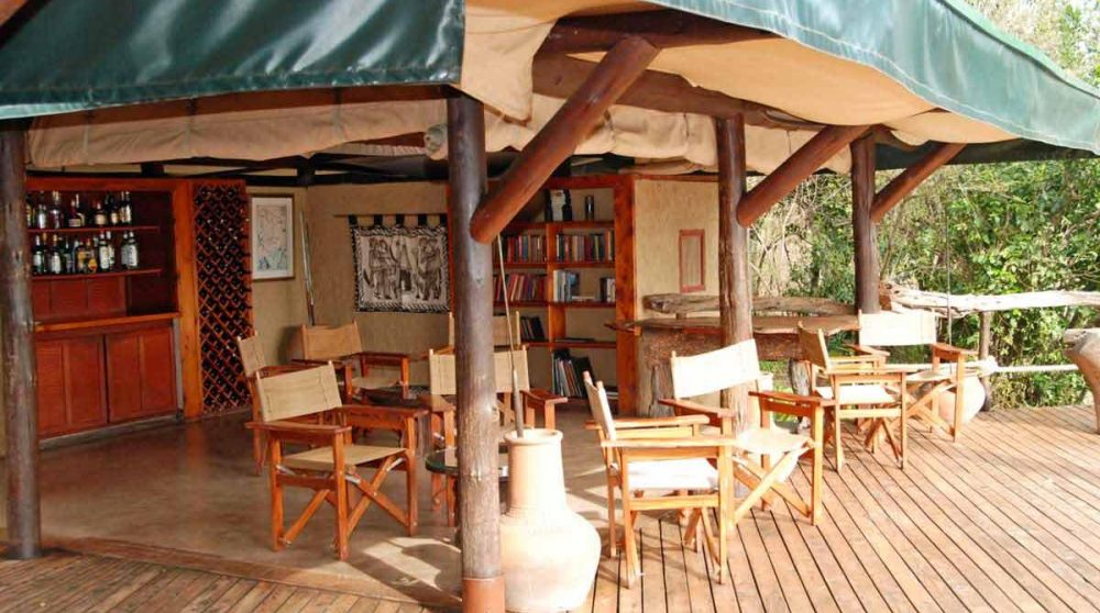 La jolie terrasse du Mara Explorer