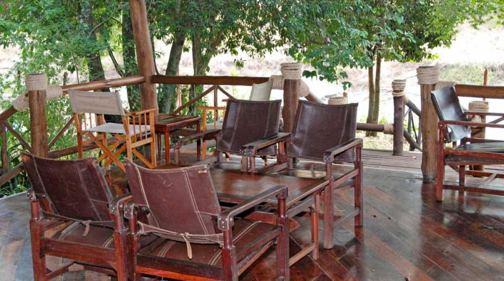 La terrasse du Mara Intrepids
