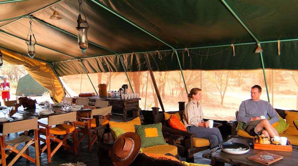 Moment de détente à Mara Porini Camp