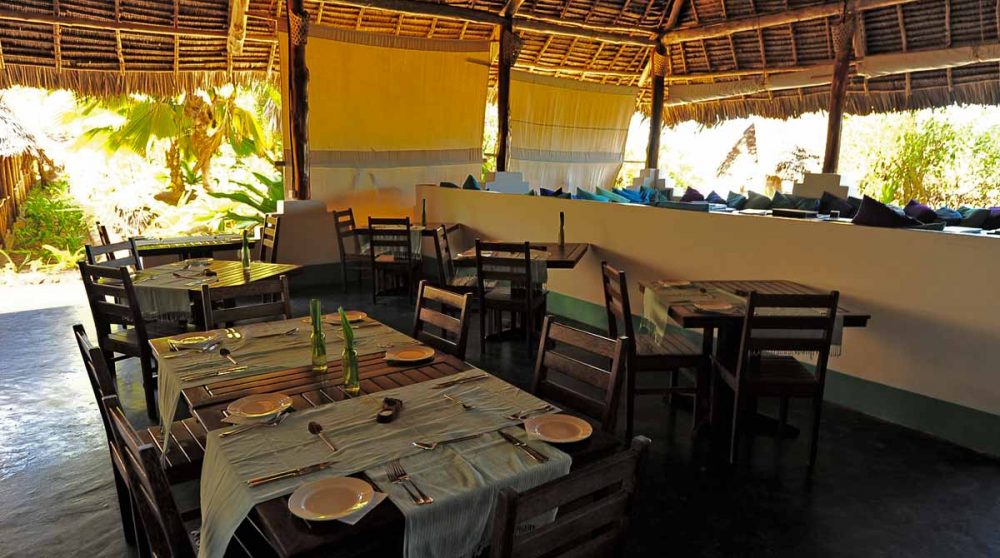 Restaurant au Matemwe Beach Village