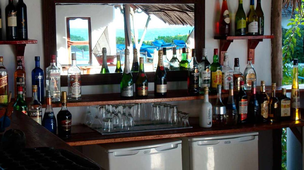 Le bar du Mchanga Beach Lodge