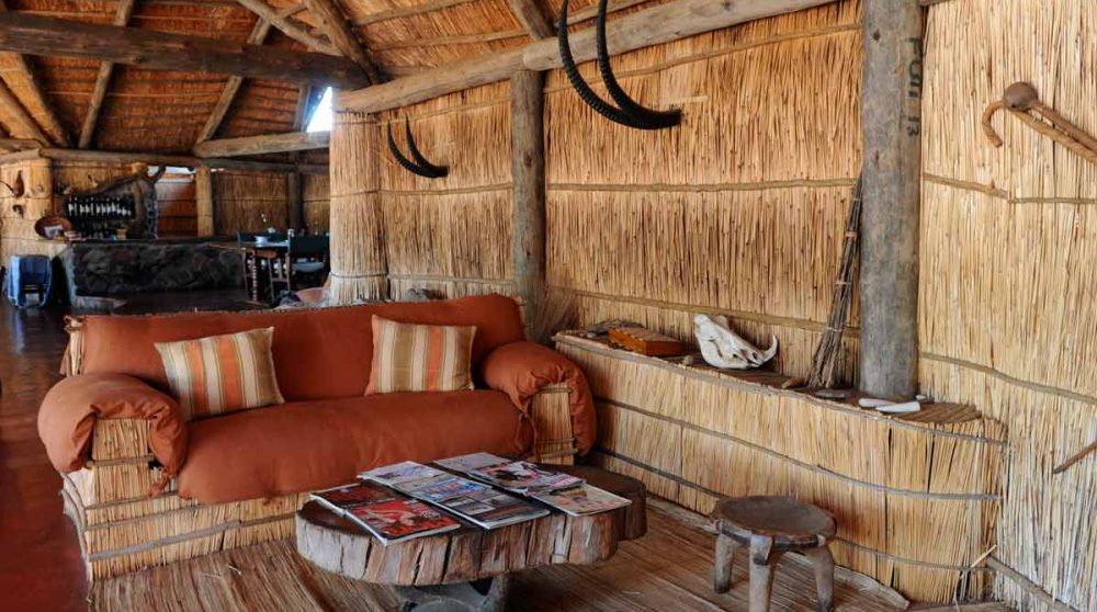 Salon au Mwagusi Safari Camp