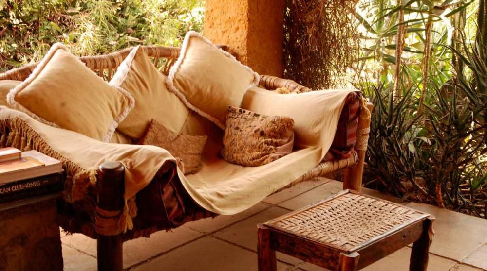 Un coin pour se reposer au Ngong House