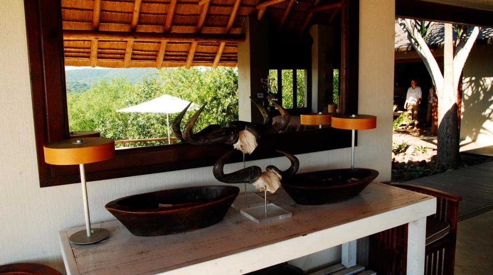 La décoration du Phinda Mountain Lodge