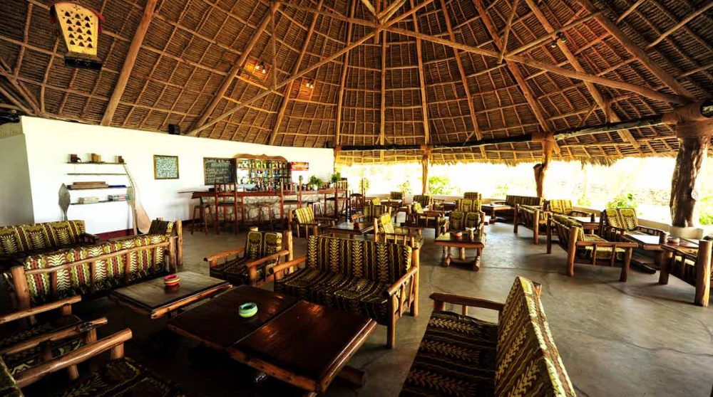 Le salon du Pongwe Beach Hotel