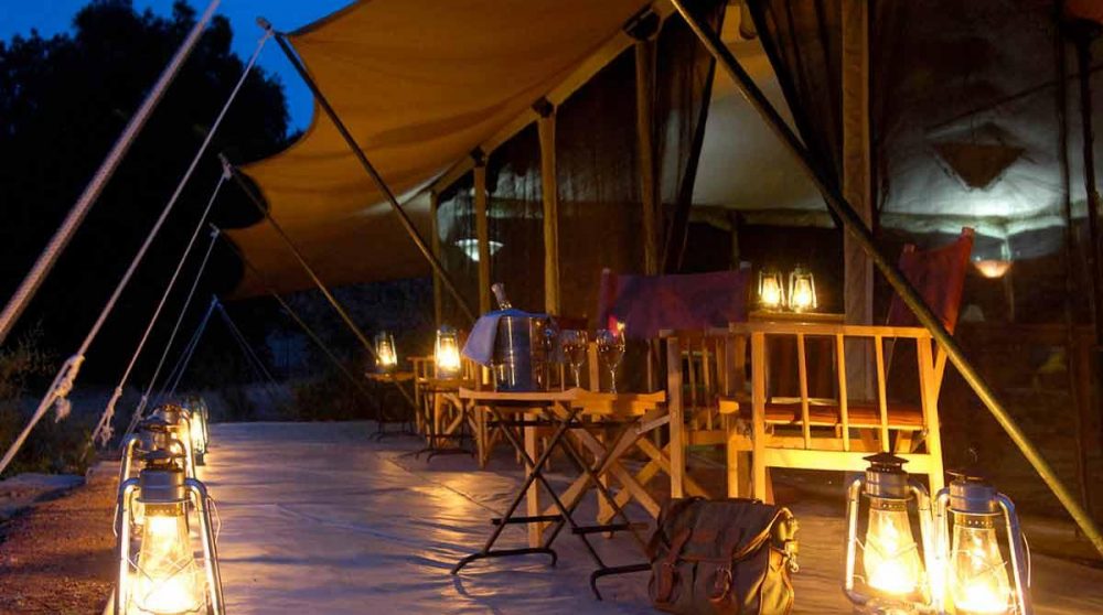 Soirée au Porini Lion Camp