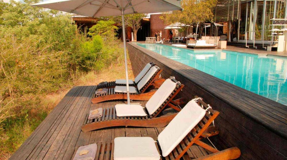 La piscine du Singita Lelombo