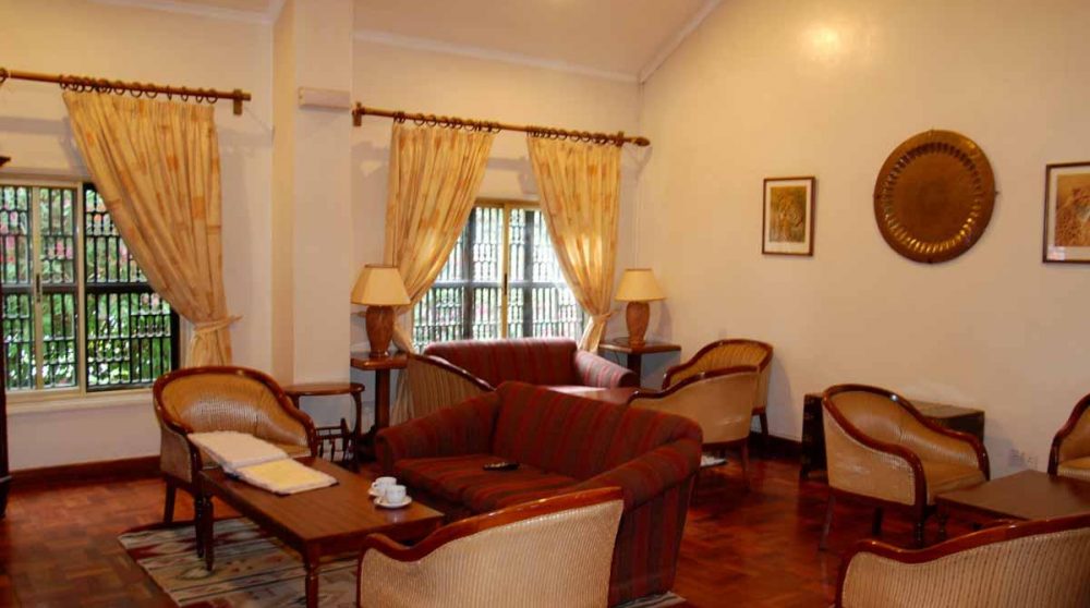 Un salon du Sweetwaters Tented Camp