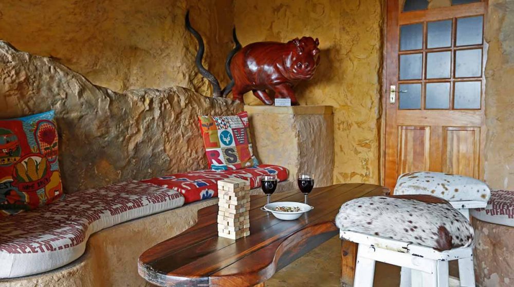 La terrasse du bar à The Cavern