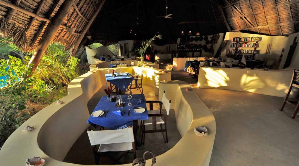 Le restaurant à l'Unguja Lodge